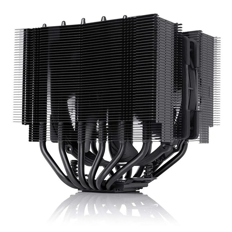 Noctua NH-D15S Chromax.black Premium 140mm CPU Cooler - Black - مبرد
